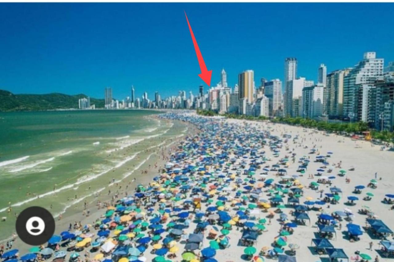 Apartamento Vista Mar - Pe Na Areia Balneário Camboriú Exterior foto